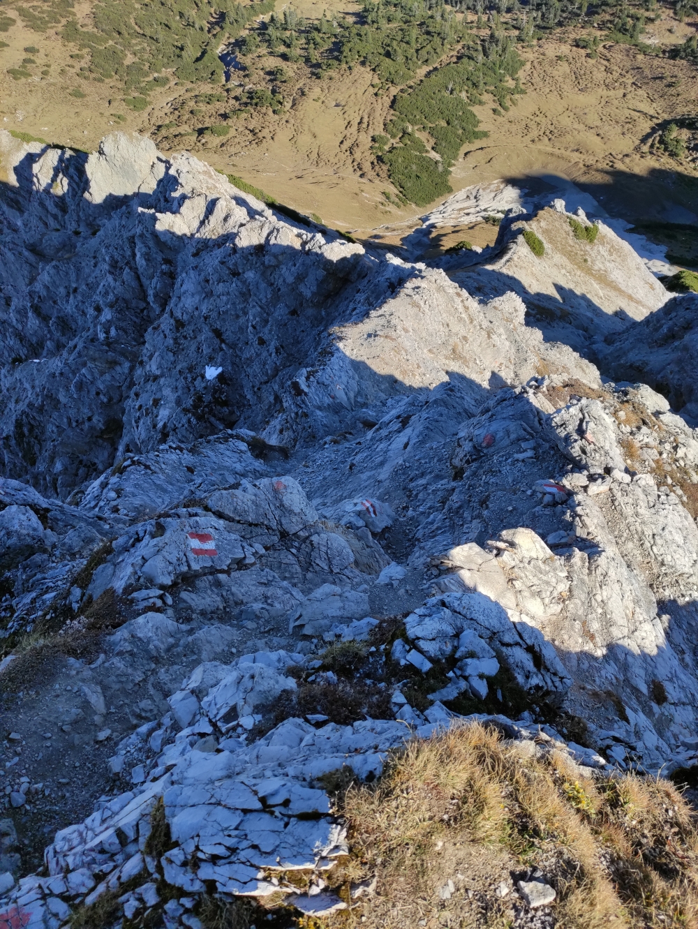 Klettersteig Lachenspitze: Der alpine Abstieg