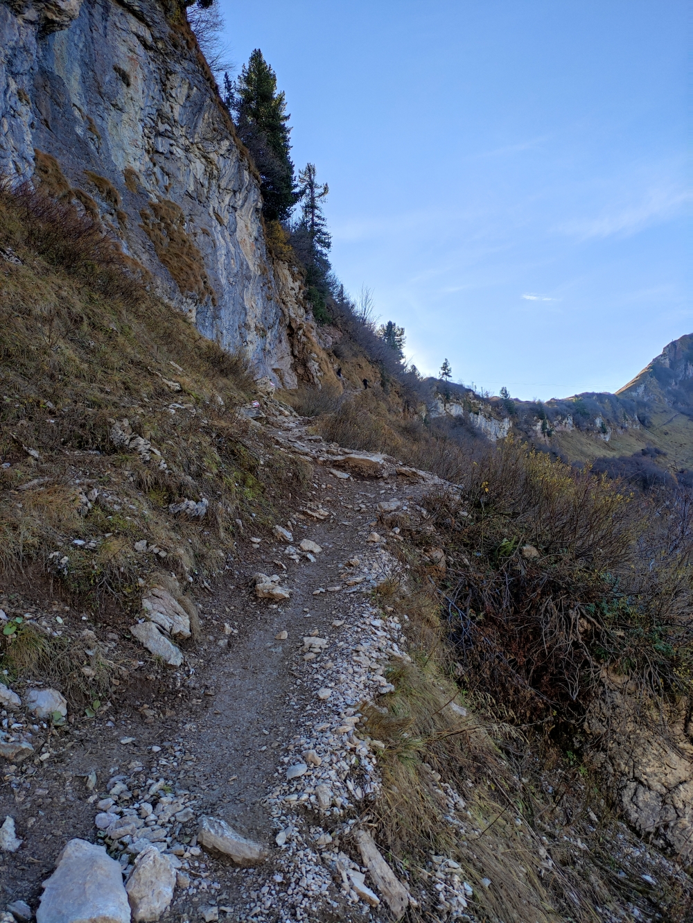 Wanderung Schrecksee vom Vilsalpsee: Zwischen den Hütten