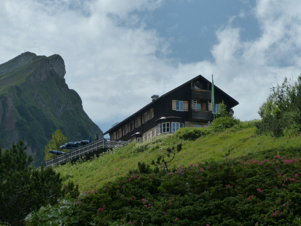 Wanderung Schrecksee vom Vilsalpsee: Wanderung Schrecksee vom Vilsalpsee: Landsberger Hütte