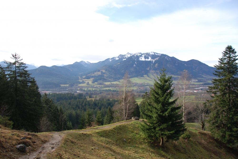 Wanderung Grasleitenkopf: Auf dem Weg zur Lenggrieser Hütte