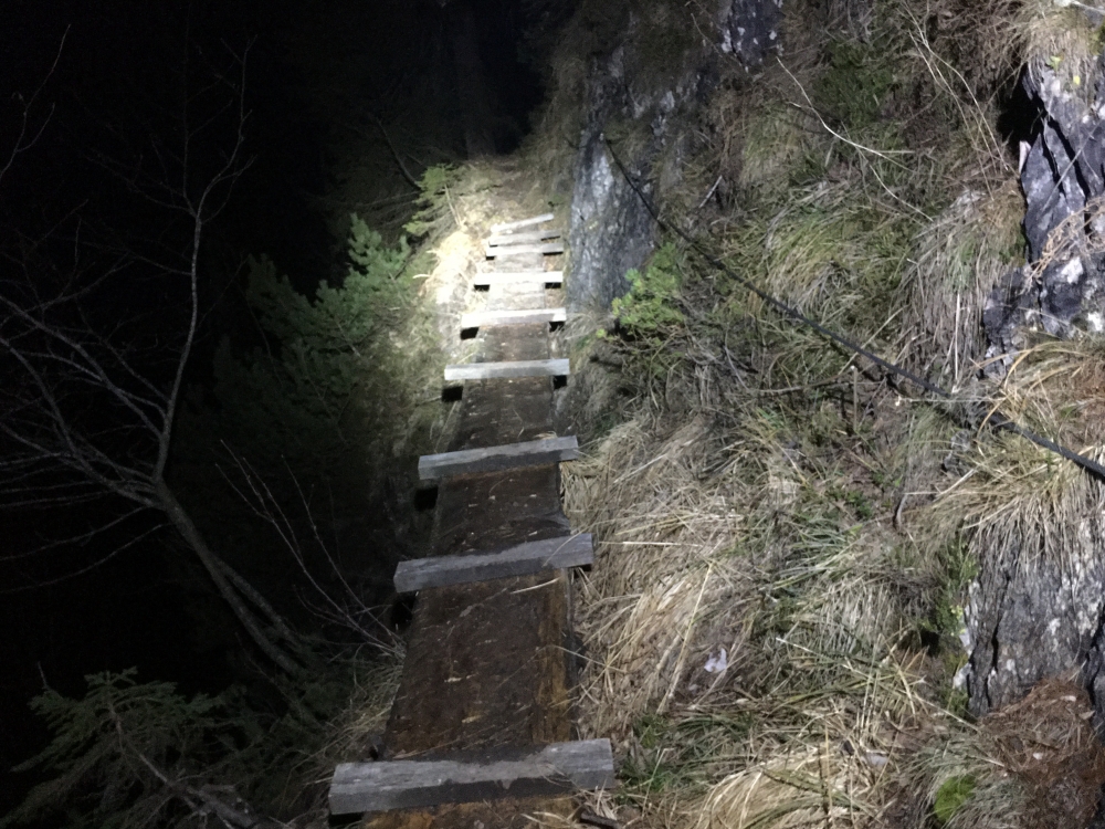 Wanderung Augenstein: Ein paar drahtseilgesicherte Passagen warten auf diesem Weg