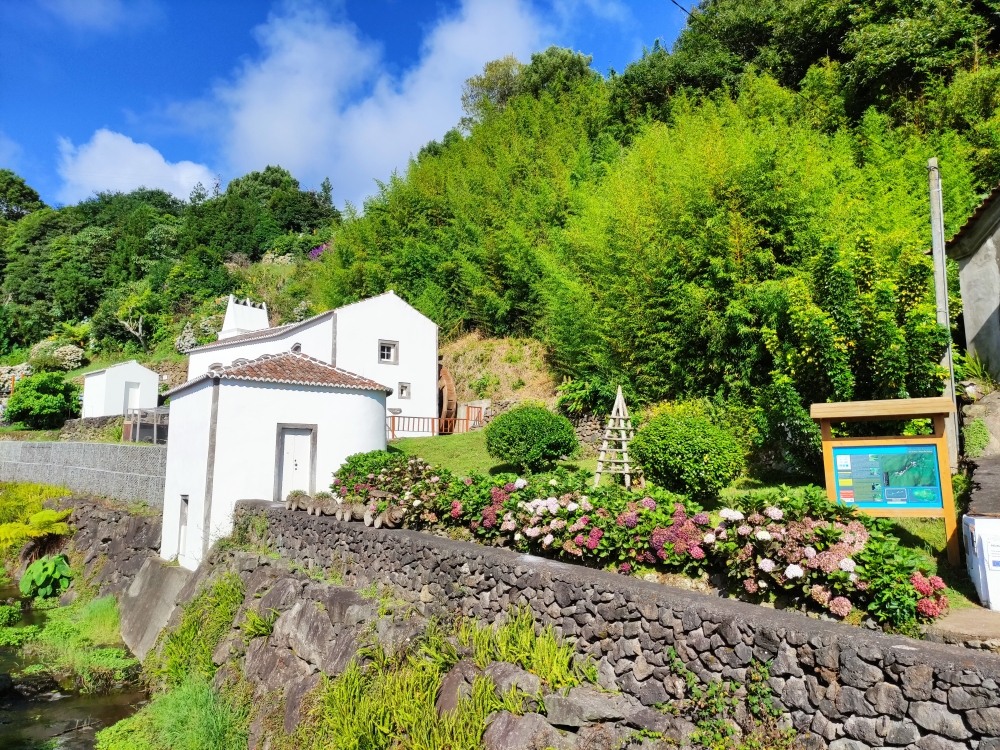 Wanderung Frechas Agualva: Start bei der Mühle