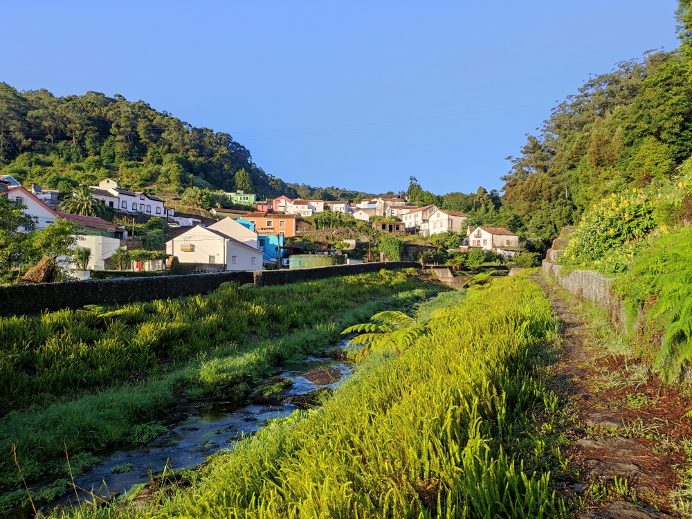Wanderung Frechas Agualva: Am Bach entlang