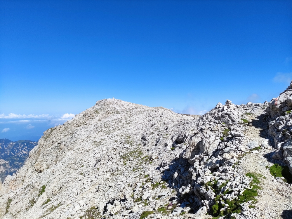 Laurenzi Klettersteig und Maximiliansteig: Laurenzi Klettersteig und Maximiliansteig: Am Gipfel (Molignon di Dentro)