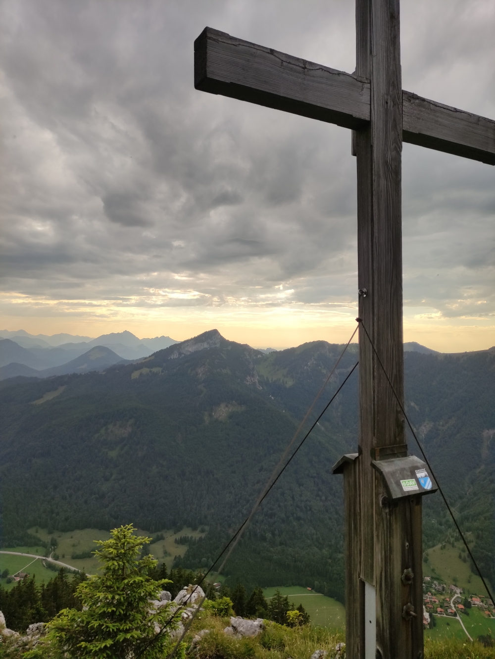 Wanderung Mühlhörndl: Wanderung Mühlhörndl: Blick zum Spitzstein (Mühlhörndl)