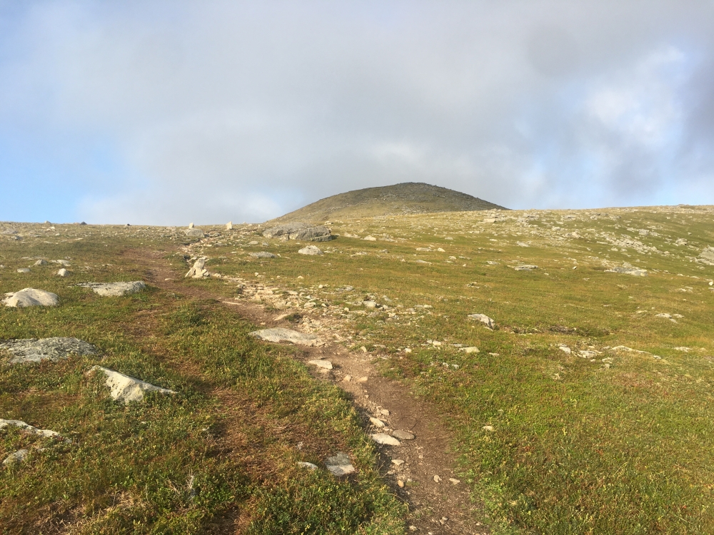 Wanderung Nordheia: Der Weg ist gut mit Stoamandl markiert