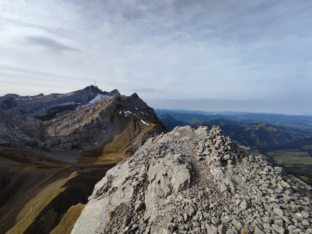 Wanderung Säntis mit Öhrli und Altmann: Wanderung Säntis mit Öhrli und Altmann: Am Gipfel (Öhrli)