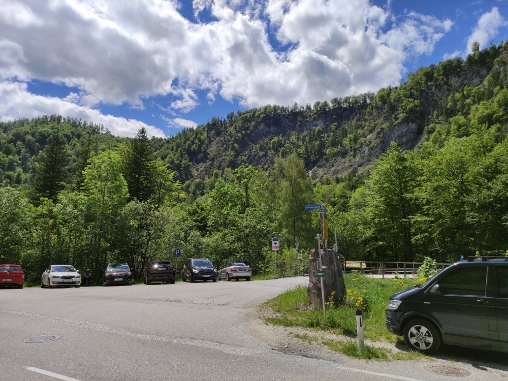 Mahdlgupf Klettersteig zum Hochleckenhaus: Mahdlgupf Klettersteig zum Hochleckenhaus: Mehrere kostenpflichtige Parkplätze
