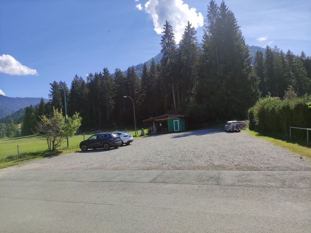 Bike & Hike Unterberghorn: Bike & Hike Unterberghorn: Parkplatz