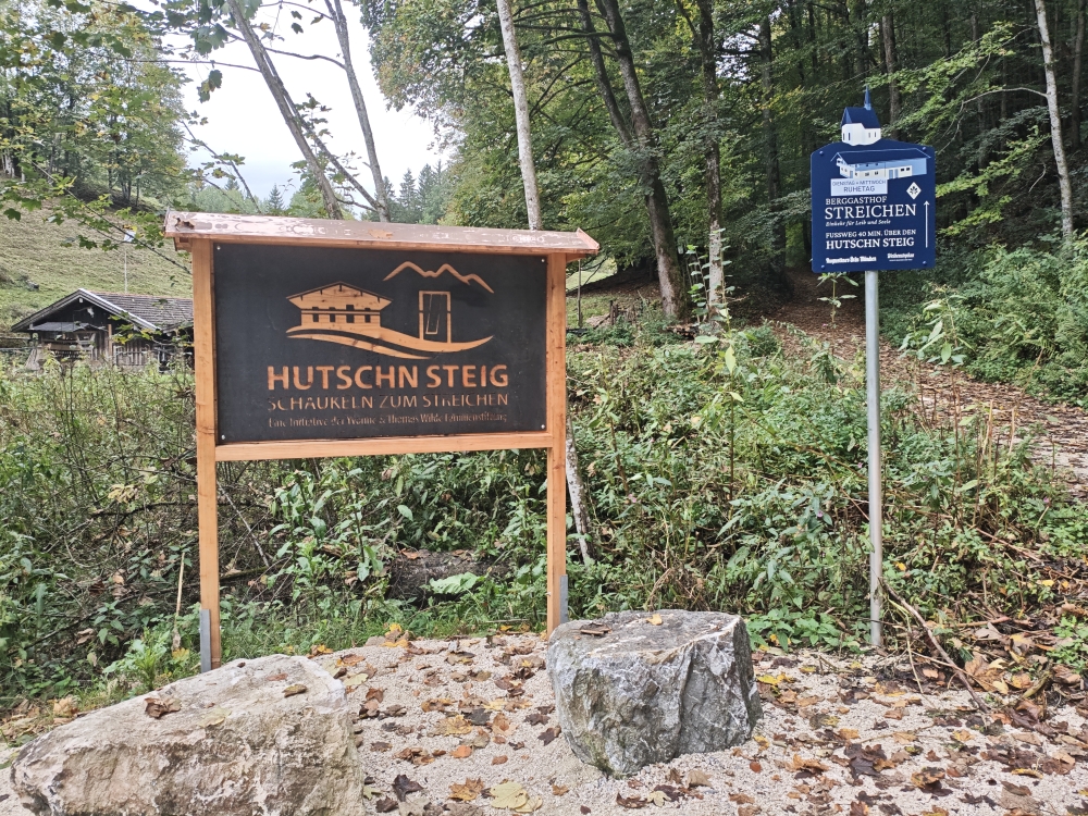 Wanderung Gscheuerwand: Wanderung Gscheuerwand: Beginn des Hutschn-Steiges