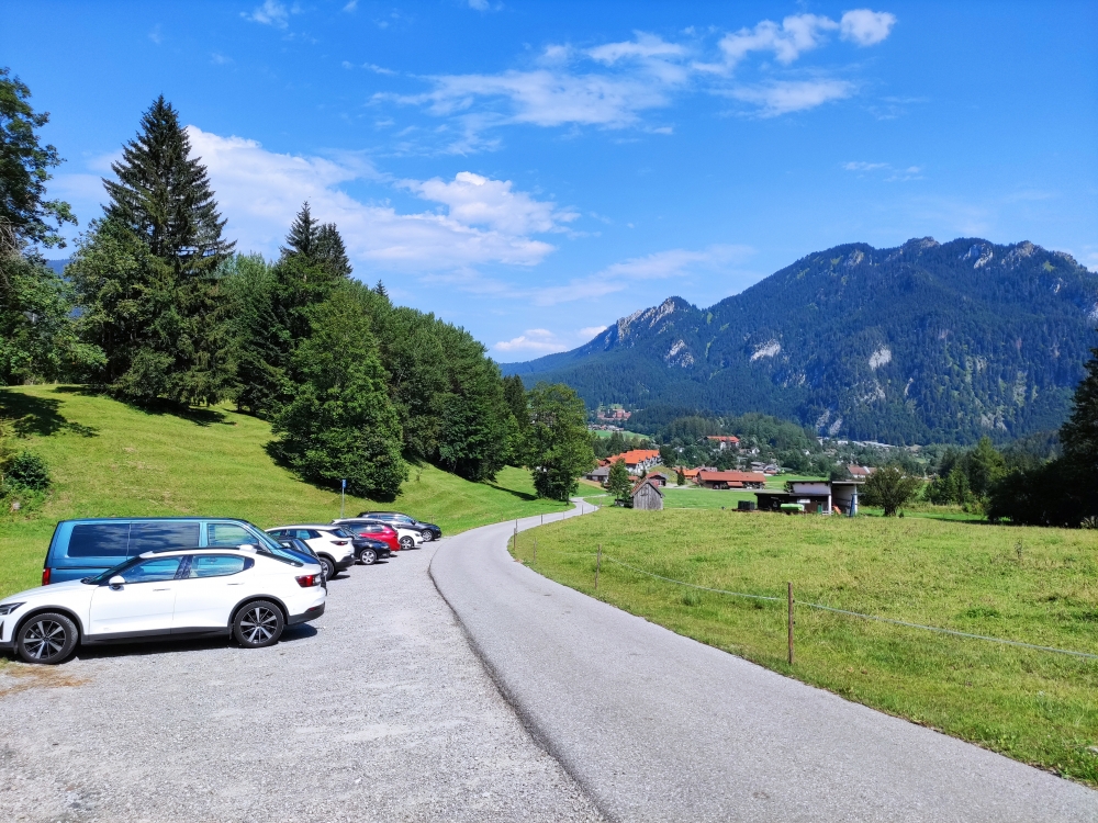 Wanderung Sonnenberggrat: Wanderung Sonnenberggrat: Wanderparkplatz