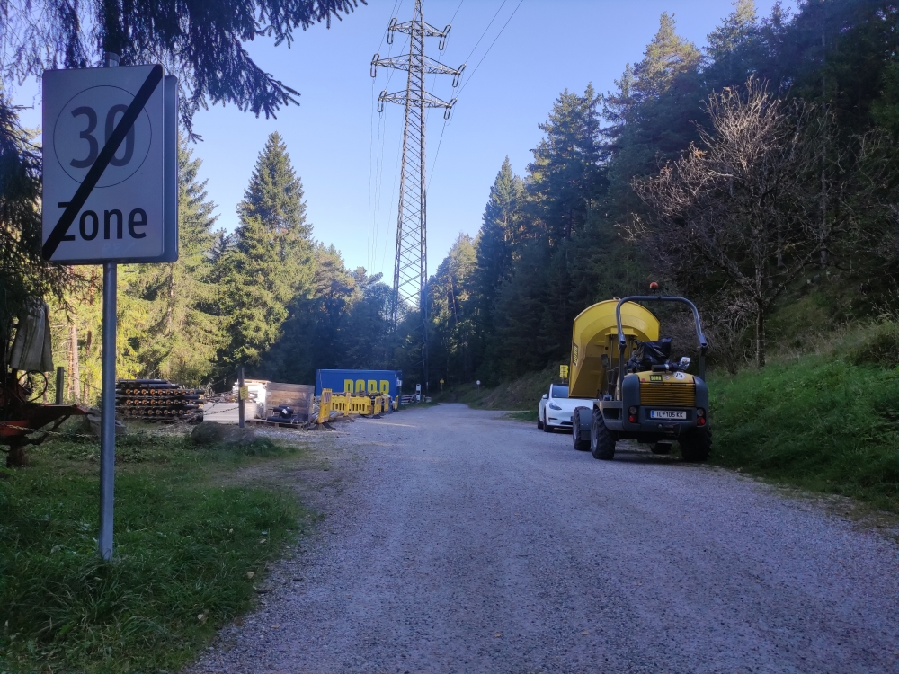 Wanderung Serles über Sonnenstein: Wanderung Serles über Sonnenstein: Parkplatz