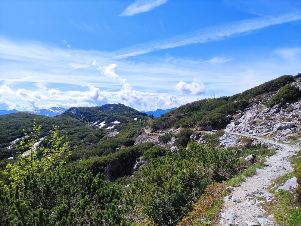 Klettersteig Feuerkogel-Abstieg über Kaiserweg: Der neue Kaiserweg