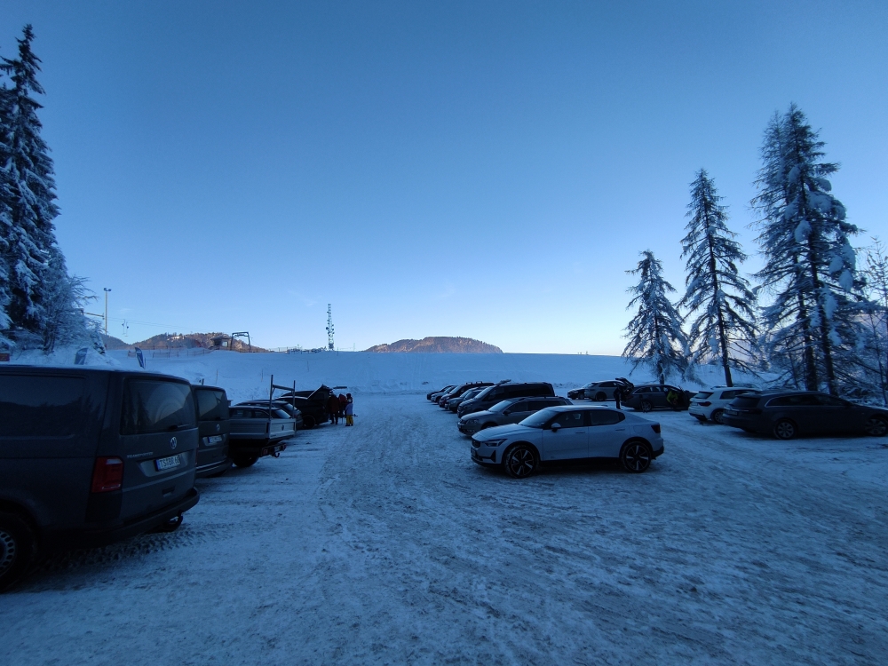Rodeln Unternberg: Rodeln Unternberg: Parkplatz