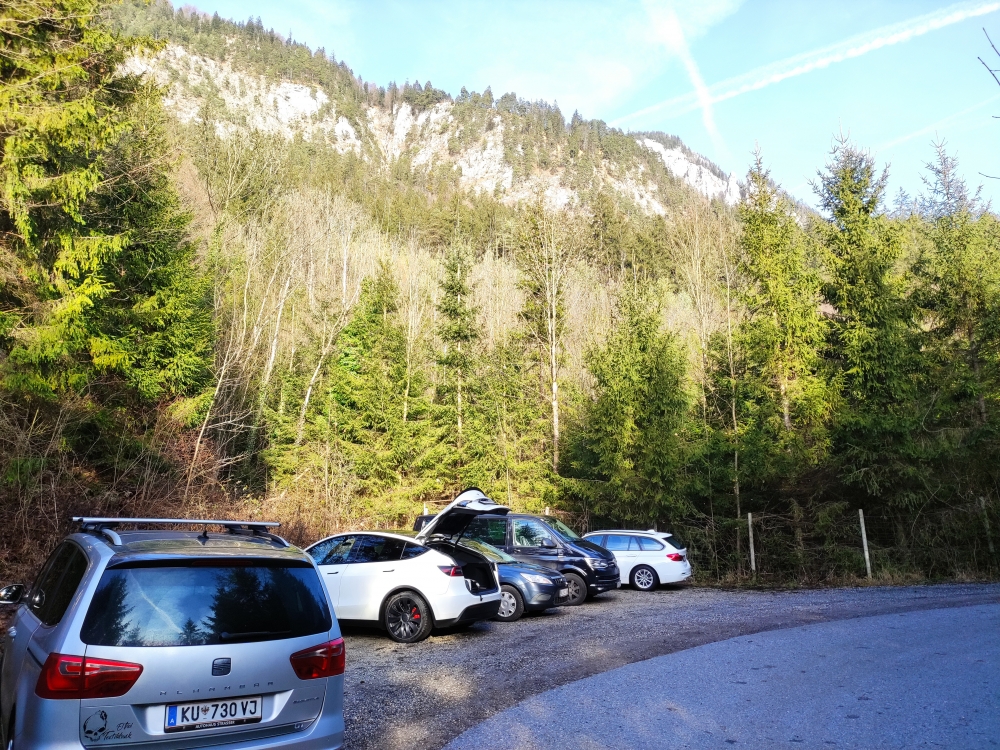 Bike & Hike Rofanspitze: Bike & Hike Rofanspitze: Wer früh kommt findet noch ein Plätzchen