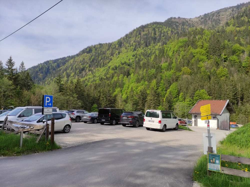 Wanderung Mariandlalm: Wanderung Mariandlalm: Großer Wanderparkplatz