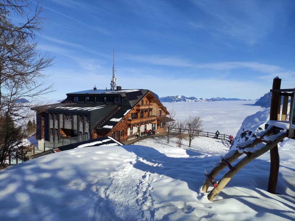 Wanderung Pendling Nord: Wanderung Pendling Nord: Pendlinghaus im Winter