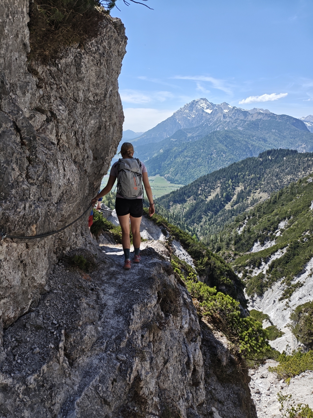 Klettersteig Persailhorn: Selversicherung