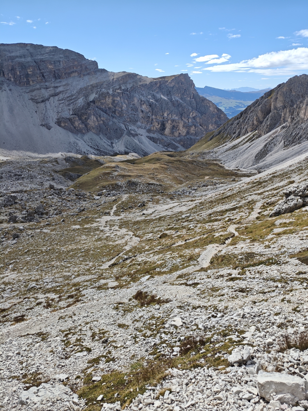 Wanderung Piz Duleda: Abstieg 