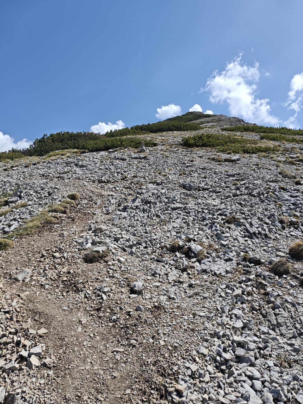 Rohnenspitze -> Parkplatz Wannenjochbahn: Abstieg