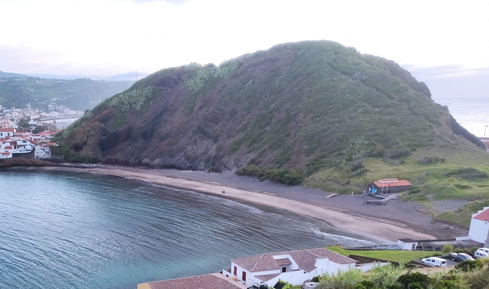 Wanderung Monte da Guia: Wanderung Monte da Guia: Sandstrand (Praia de Porto Pim)