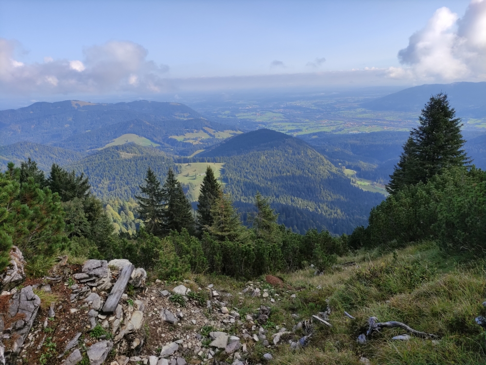 Wanderung Hennenkopf: Wanderung Hennenkopf: Blick nach Norden (Probstenwand)
