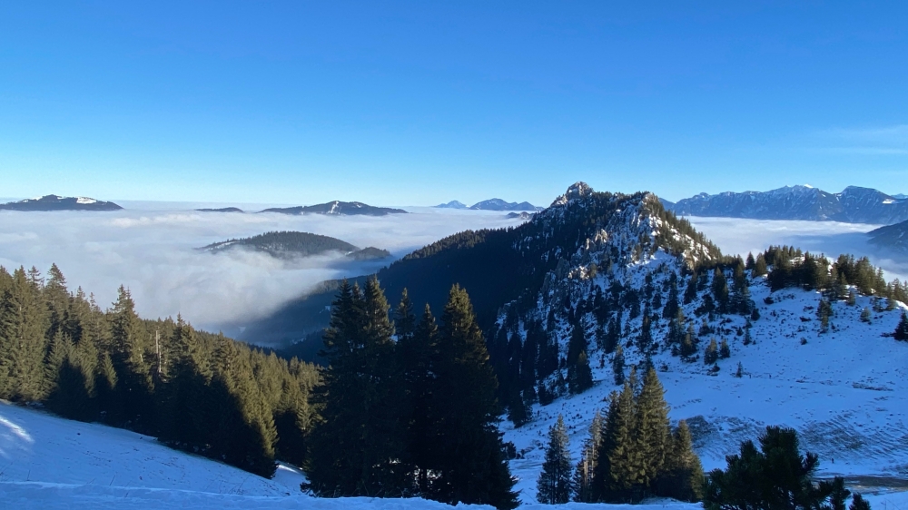 Rodeln Pürschlinghaus: Blick nach Norden