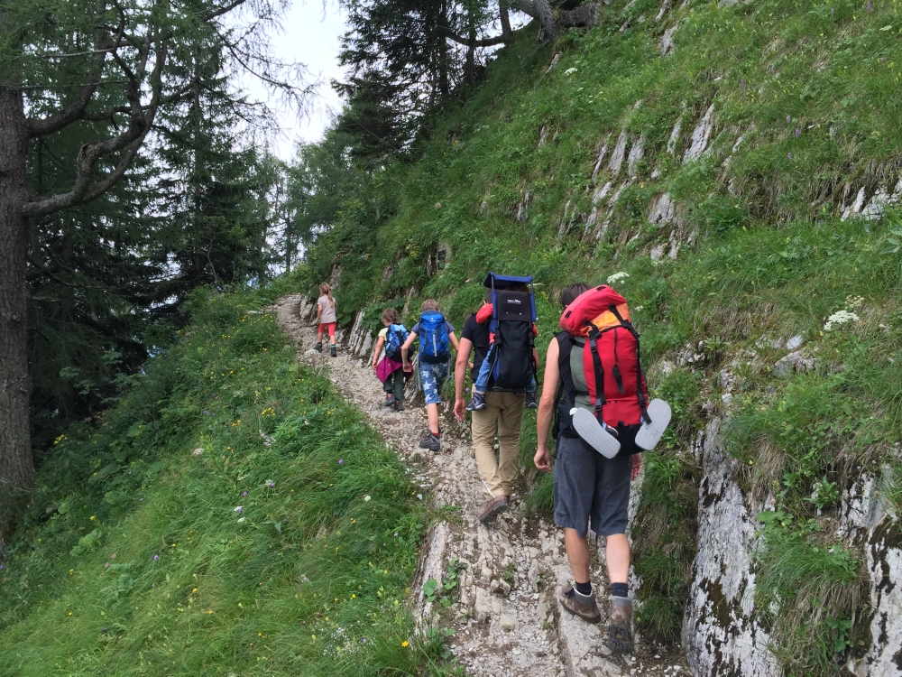 Wanderung Purtschellerhaus: Auf dem Salzburgersteig