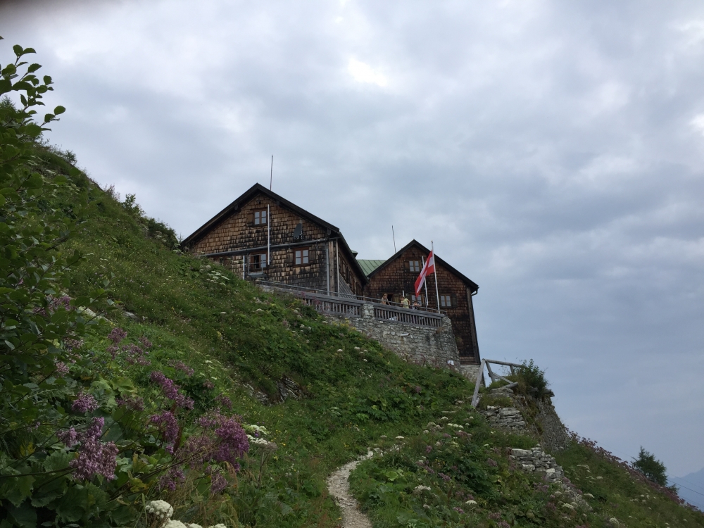 Klettersteig Hoher Göll: Klettersteig Hoher Göll: Purtschellerhaus