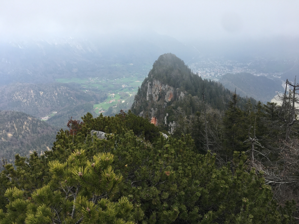Wanderung Rabensteinhorn: Wanderung Rabensteinhorn: Blick zum Pflasterbachhörndl (Rabensteinhorn Nordgipfel)