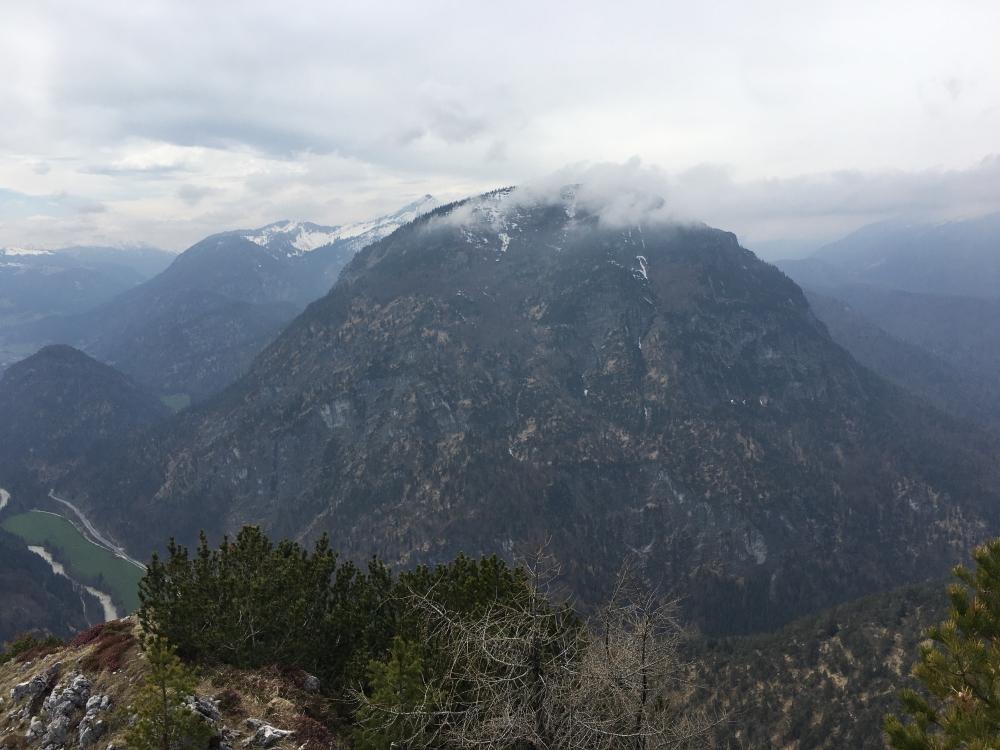Wanderung Rabensteinhorn: Wanderung Rabensteinhorn: Blick auf das Ristfeuchthorn (Rabensteinhorn Südgipfel)