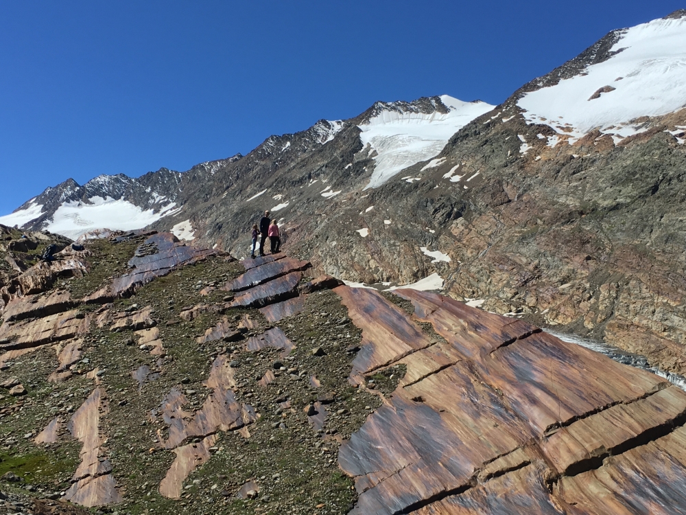 Wanderung Langtalereckhütte zum Ramolhaus: Auf dem Weg zum Gletscher