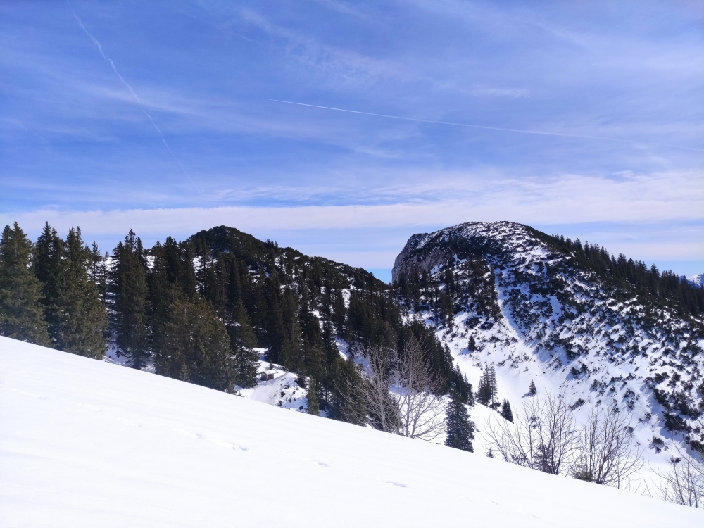 Wanderung Rauschberg: Blick zum Hinterer Rauschberg