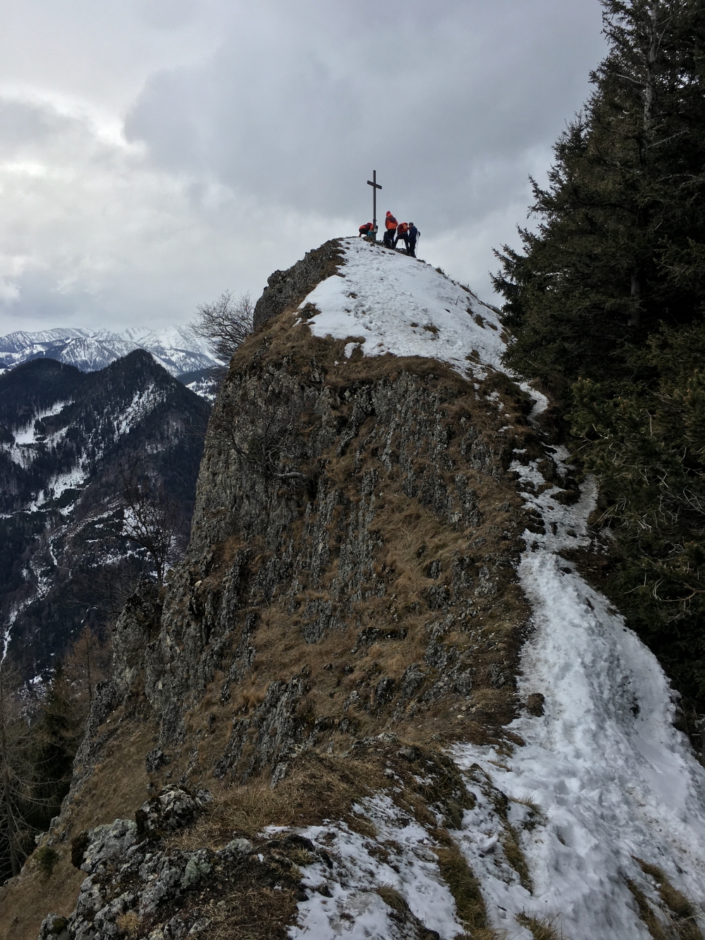 Wanderung Große Riesenkopfrunde: Die letzten Meter zum Gipfel