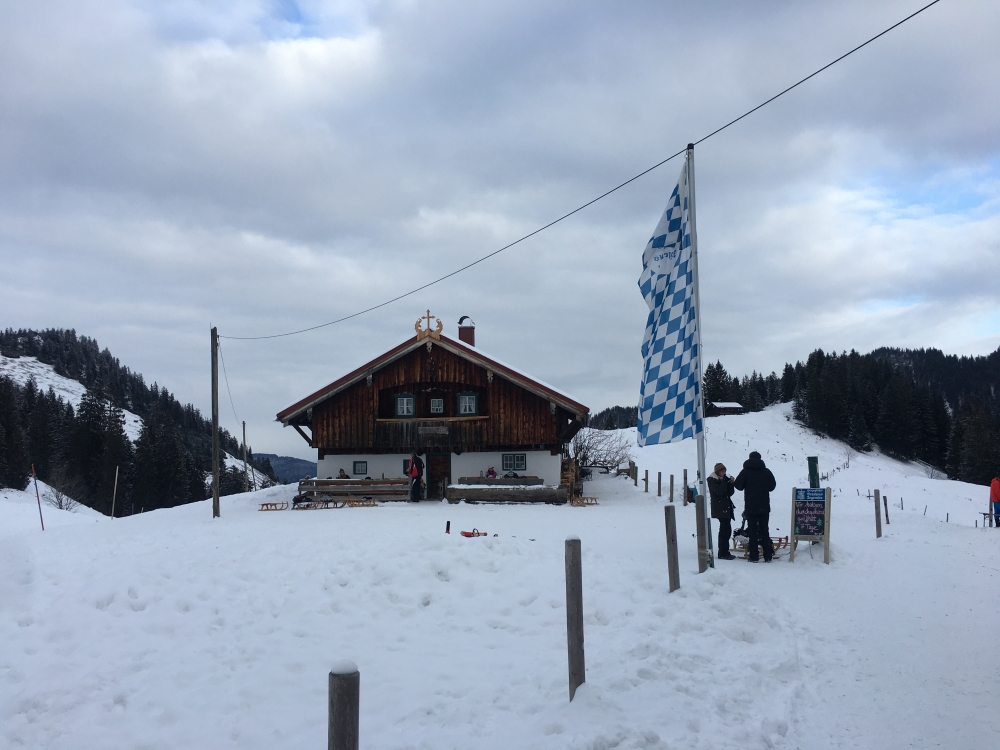 Rettenbeck-Alm -> Bodenschneidhaus: Rettenbeck-Alm direkt neben dem Bodenschneidhaus