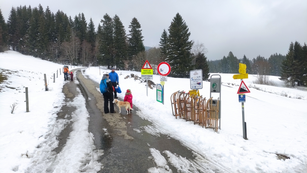 Wanderung Reuterwanne und Pfeifferberg: Rodelbahn