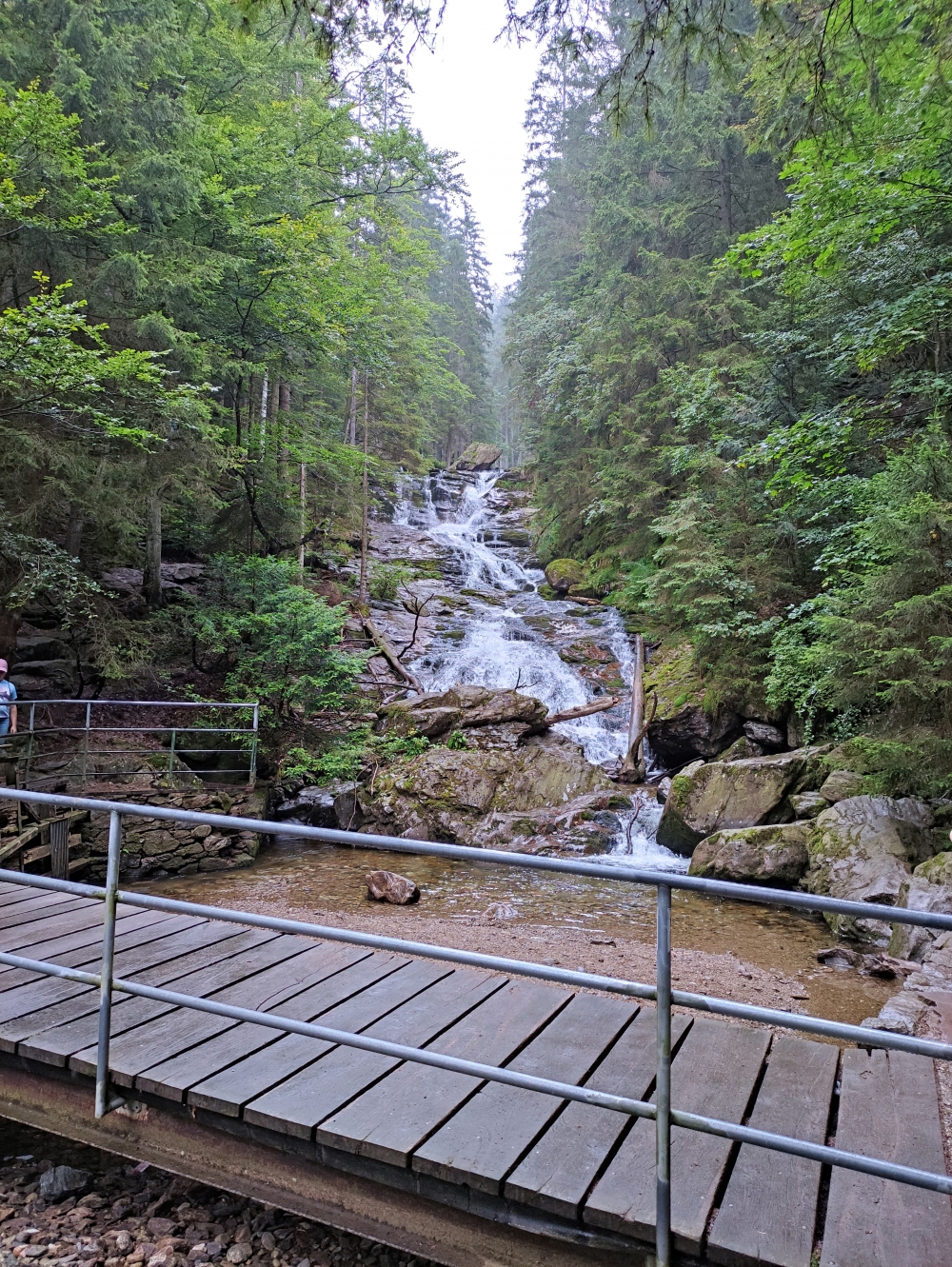 Wanderung Großer Arber: Wanderung Großer Arber: Am den Rieslochfällen