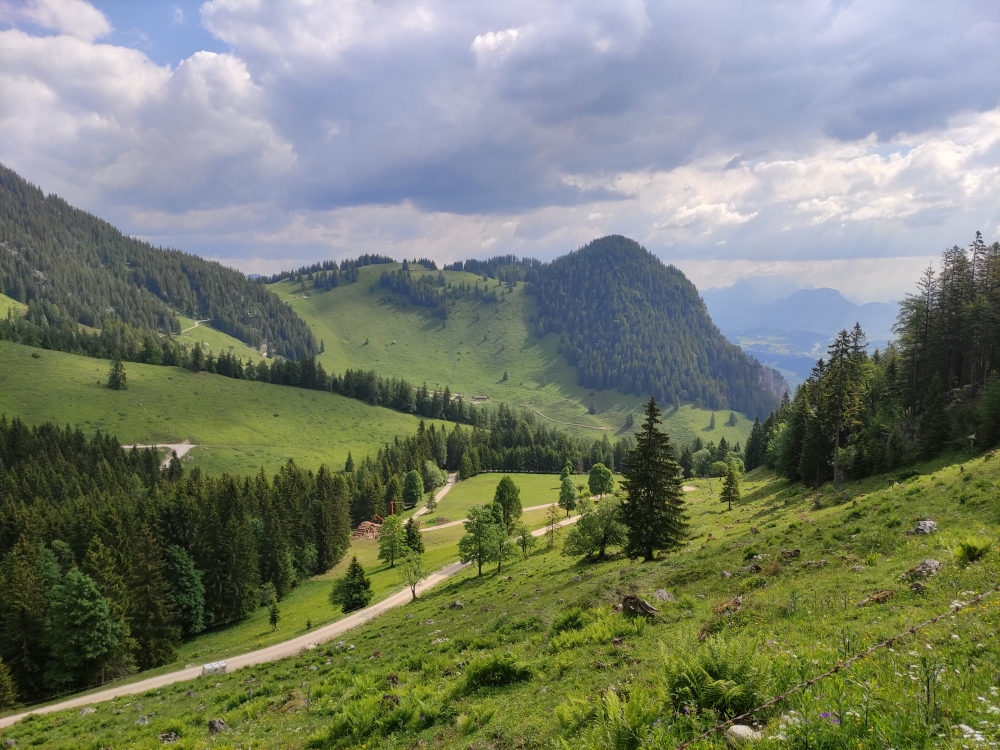 Bike & Hike Rofanspitze: Blick zum Pletzachkogel