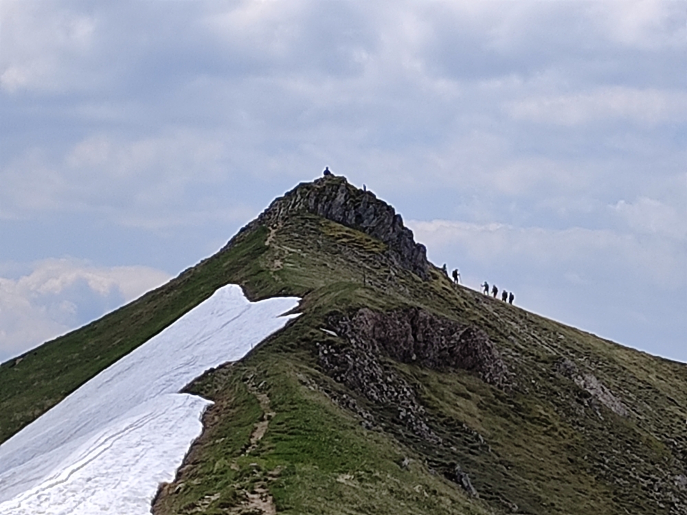 Bike & Hike Rofanspitze: Bike & Hike Rofanspitze: Die letzten Meter zum Gipfel von Nordwesten (Rofanspitze)