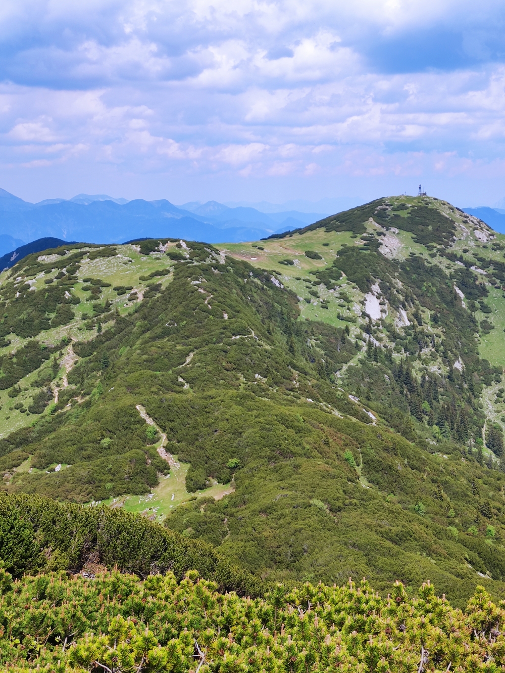 Bike & Hike Rofanspitze: Weg zwischen den beiden Gipfeln