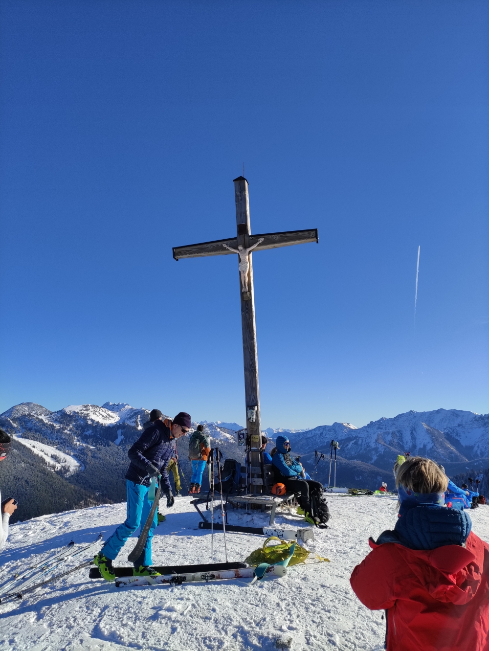 Wanderung Stolzenberg: Wanderung Stolzenberg: Gipfelkreuz (Roßkopf)