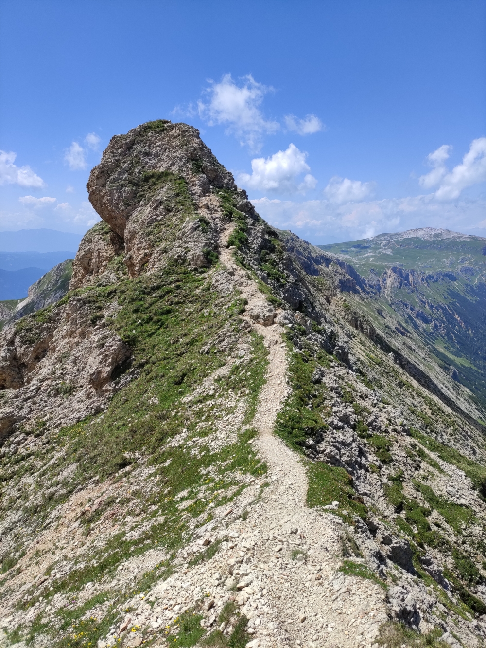 Laurenzi Klettersteig und Maximiliansteig: Unversicherter Grat