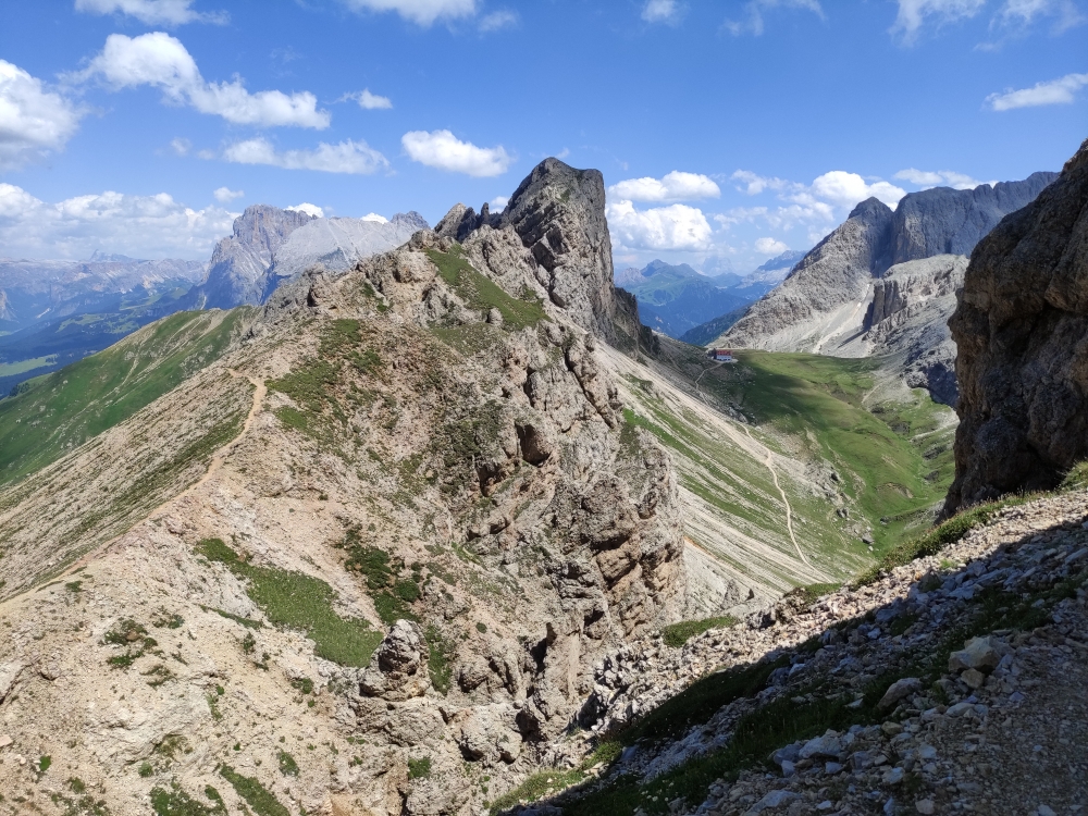 Laurenzi Klettersteig und Maximiliansteig: Maximiliansteig auf dem Grat zum Großer Rosszahn 