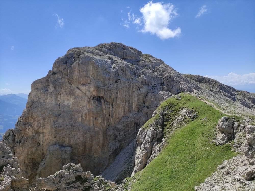 Laurenzi Klettersteig und Maximiliansteig: Schlussanstieg auf die Roterdspitze