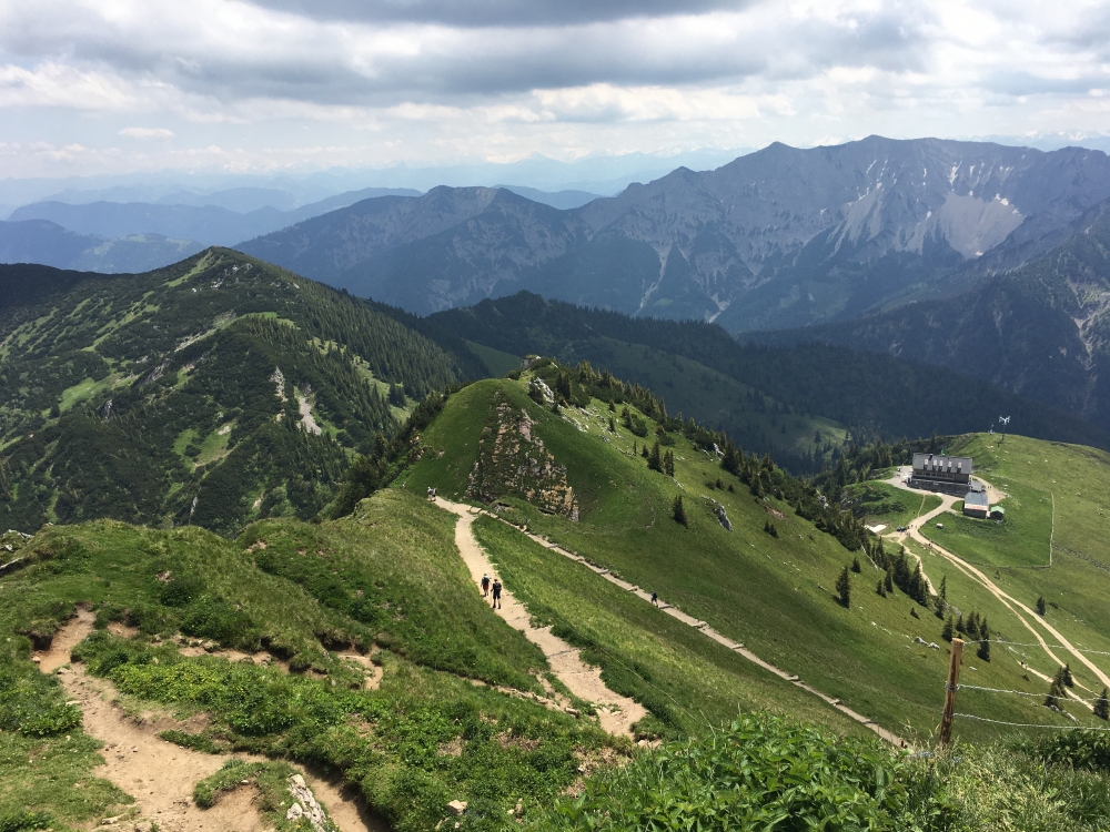Wanderung Rotwand und Taubensteinhaus: Der Weg zwischen Rotwandhaus und Rotwandgipfel