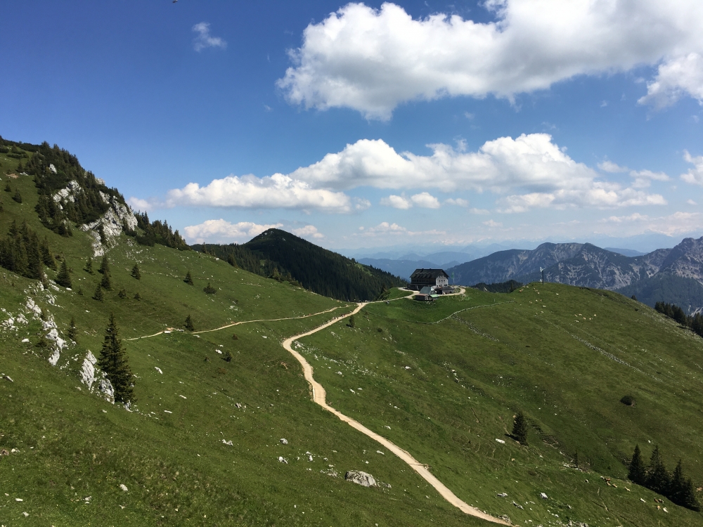 Wanderung Hochmiesing: Blick auf das Rotwandhaus