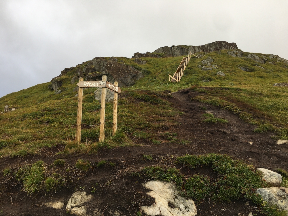 Wanderung Ryten: Abzweig zur Hütte