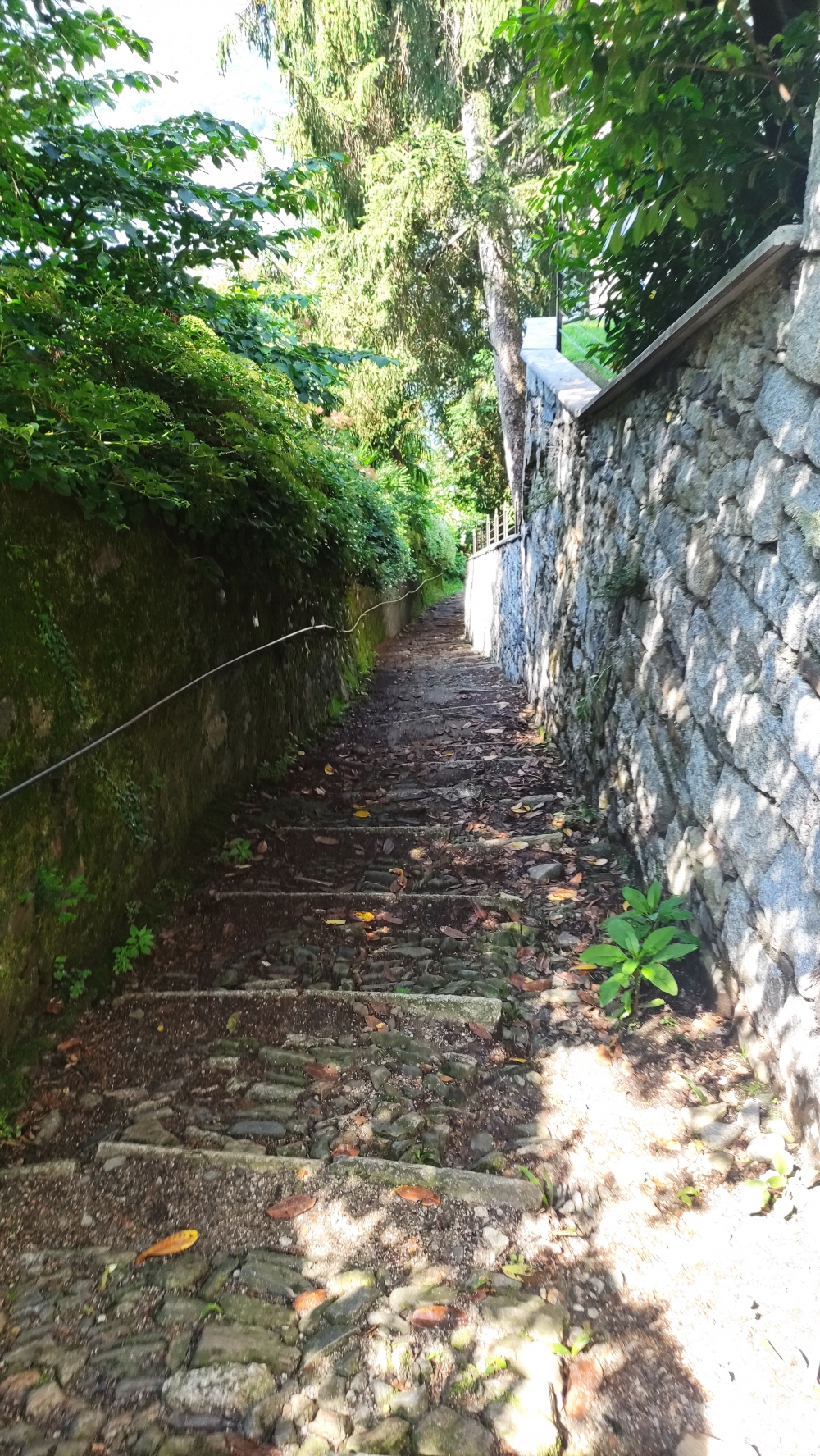 Wanderung Sacro Monte di Orta: Treppen