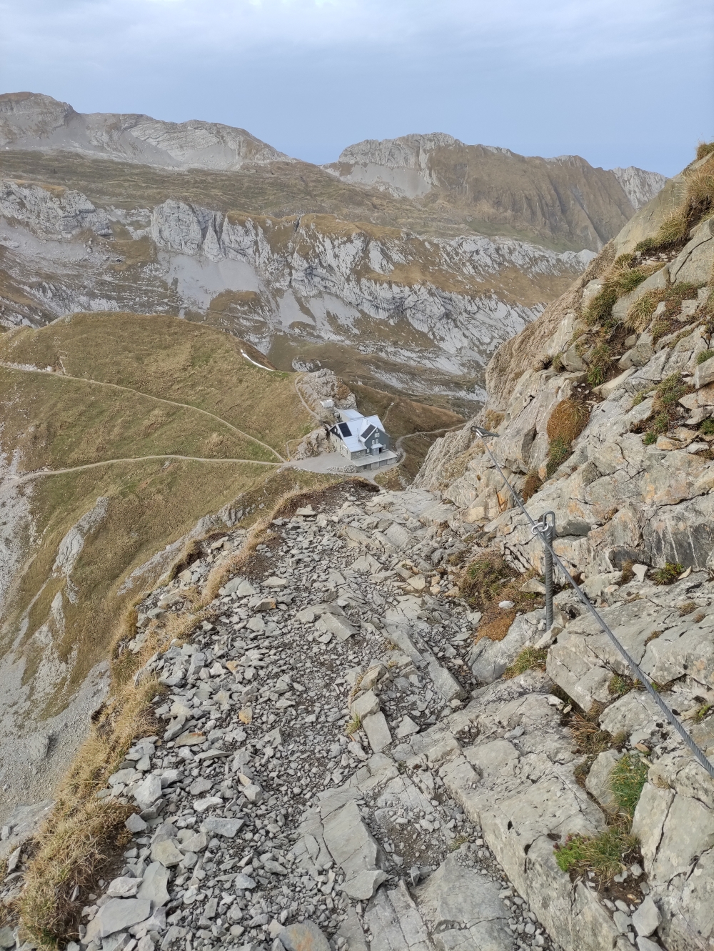 Wanderung Säntis mit Öhrli und Altmann: Steig