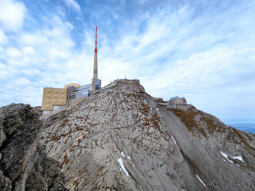 Wanderung Säntis: Wanderung Säntis: Blick vom Lisengrat (Säntis)